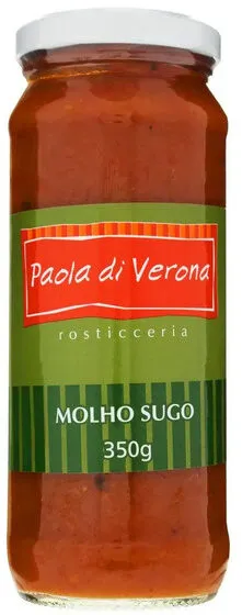 Molho De Tomate Paola Di Verona Vidro 350g