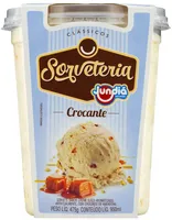 Sorvete Crocante Jundiá Clássicos Sorveteria Pote 950ml
