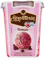 Sorvete Tentação Jundiá Clássicos Sorveteria Pote 950ml