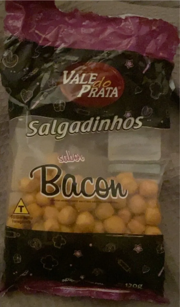 Salgadinhos sabor bacon