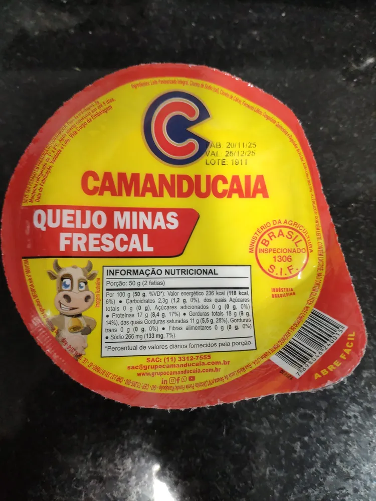 Queijo Minas Frescal