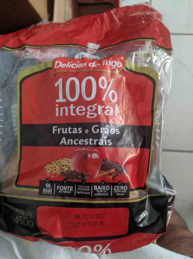100% Integral Frutas e Grãos Ancestrais