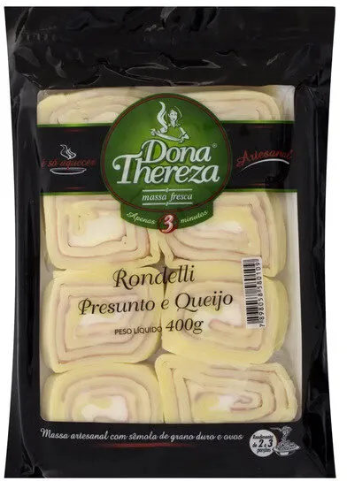 Rondelli Presunto E Queijo Dona Thereza Pacote 400g