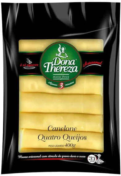 Canelone Quatro Queijos Dona Thereza 400g