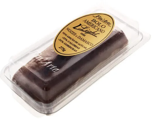 Bolo Americano Nozes E Damasco Light Fin Arte Pote 275g