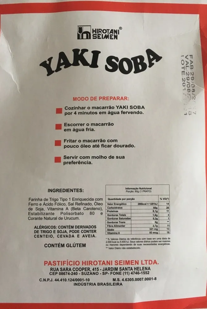 Yaki soba
