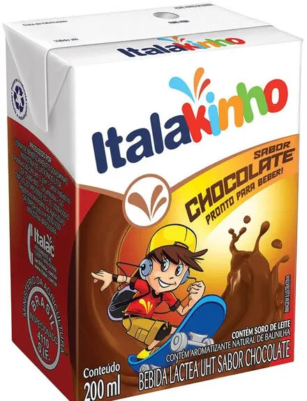 Bebida Láctea Uht Sabor Chocolate 200ml Italac