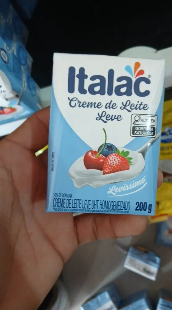 creme de leite leve italac