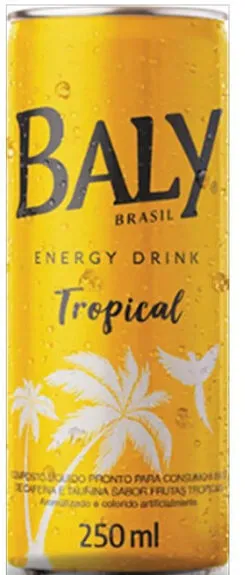 Energético Tropical Baly Lata 250ml