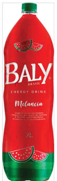 Baly Energy Drink Melancia Garrafa 2L