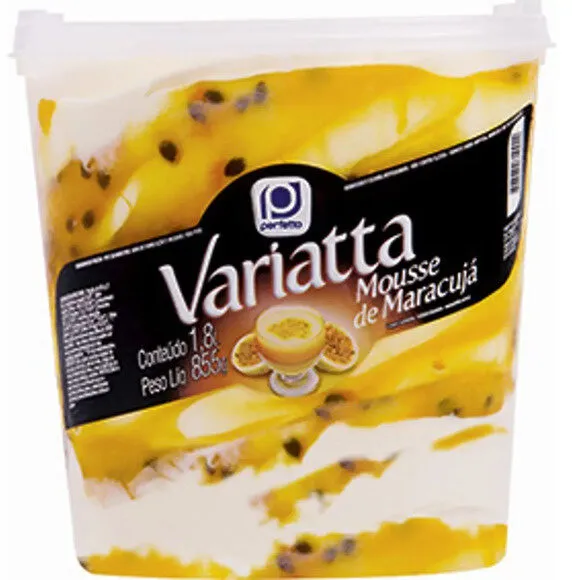 Sorvete Mousse De Maracujá Perfetto Variatta Pote 1,8l