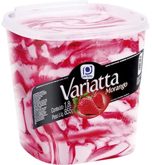Sorvete Morango Perfetto Variatta Pote 1,8l