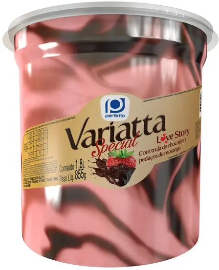 Sorvete Love Story Perfetto Variatta Special Pote 1,8l