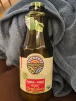 Suco misto de maçã e manga orgânico