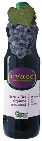 Suco Integral Orgânico Uva Uvasó Garrafa 1l