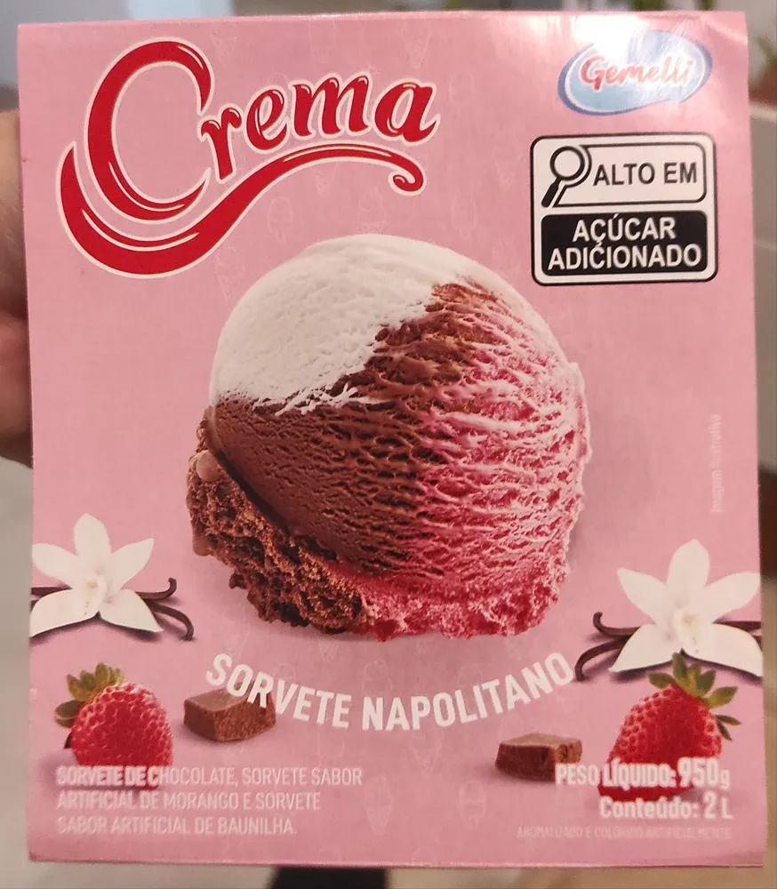 Sorvete Napolitano