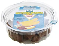 Banana Passa Cobertura Chocolate Ao Leite Diet Light Banana Mania Pote 150g