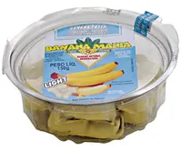 Banana Passa Cobertura Chocolate Branco Diet Light Banana Mania Pote 150g