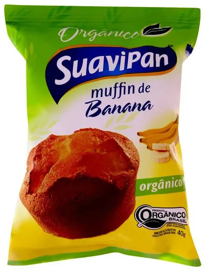 Muffin Suavipan Organ Banana 12x40g
