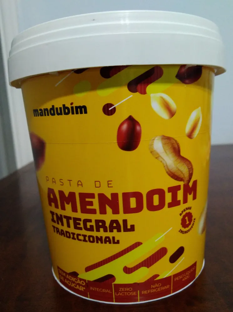 Pasta de amendoim integral tradicional