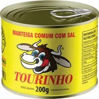 Manteiga De Primeira Qualidade Com Sal Tourinho Lata 200g