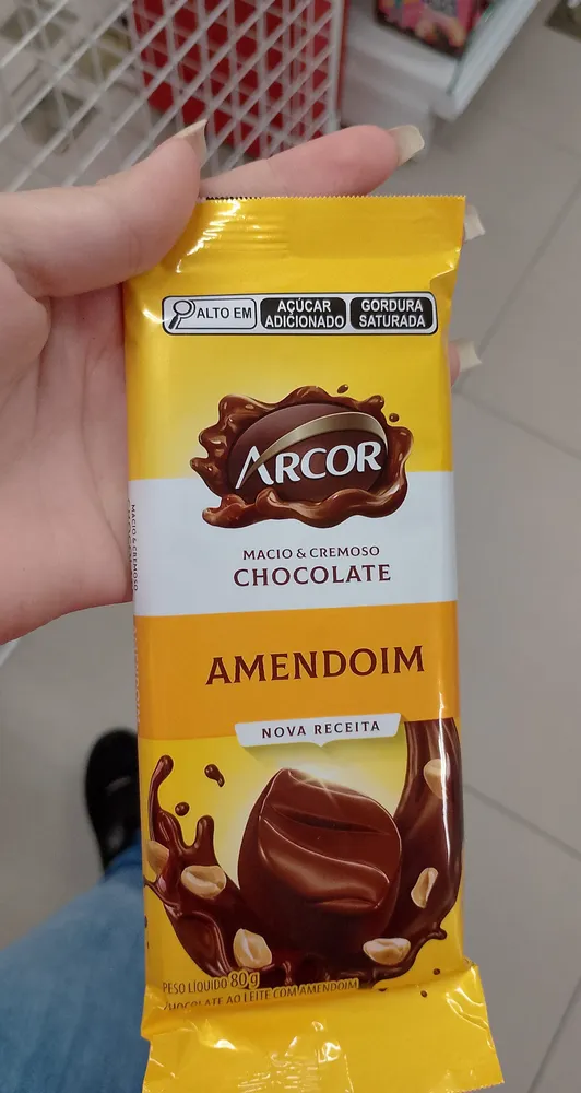 TABLETE AMENDOIM 80G ARCOR
