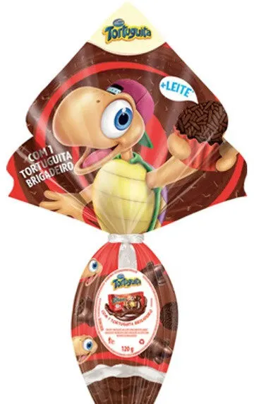Ovo De Páscoa Ao Leite Tortuguita Brigadeiro Arcor 120g