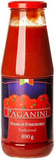 Polpa De Tomate Tradicional Paganini Vidro 690g
