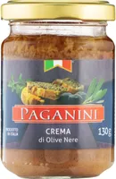 Antepasto Azeitonas Pretas Paganini Vidro 130g