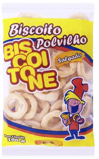 Biscoito De Polvilho Salgado Biscoitone Pacote 100g