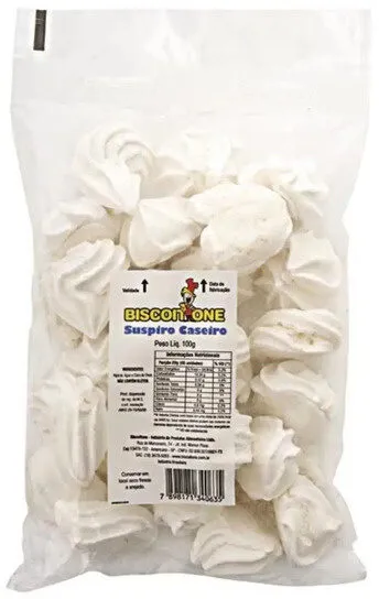 Suspiro Biscoitone Caseiro 100g