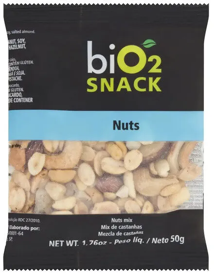 Mix De Castanha Bio2 Snack Pacote 50g
