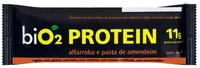 Barra De Proteína Vegana Alfarroba E Pasta De Amendoim Cobertura Chocolate Meio Amargo Bio2 Protein Pacote 45g