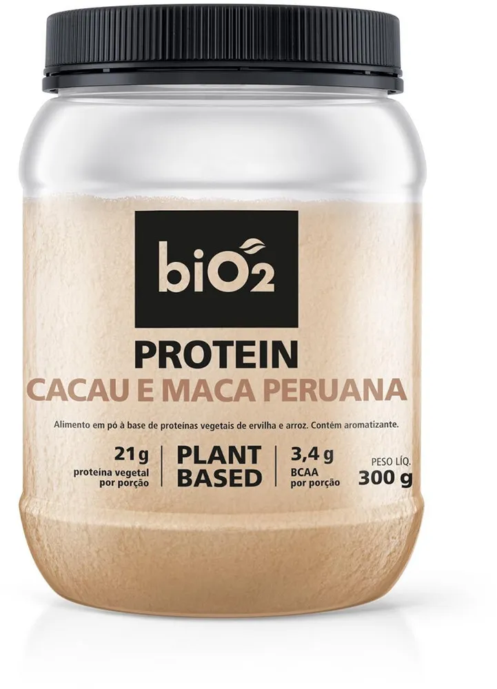 Suplemento Alimentar Pó Cacau E Maca Peruana Bio2 Protein Pote 300g