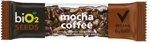 Barra De Sementes Mocha Coffee Bio2 Seeds Pacote 38g