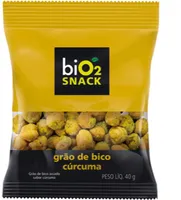 Grão De Bico Assado Cúrcuma Bio2 Snack Pacote 40g