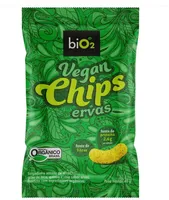 Salgadinho Orgânico Ervas Bio2 Vegan Chips Pacote 40g