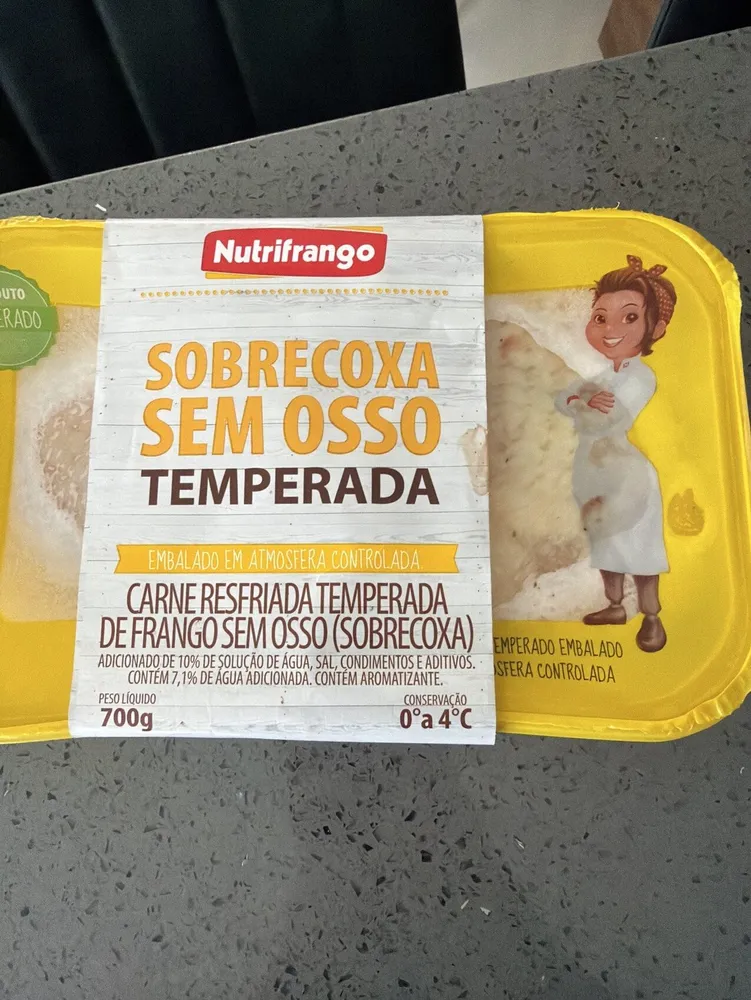 Sobrecoxa Sem Osso Temperado