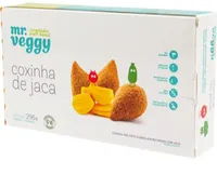 Coxinha Congelada Pré Frita Recheio Jaca Zero Lactose Mr. Veggy Caixa 296g 8 Unidades