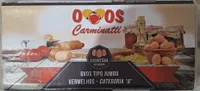 Ovos tipo jumbo vermelhos