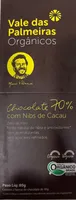 Chocolates 70% com Nibs de cacau