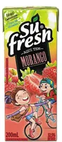 Bebida Adoçada Morango Sufresh Caixa 200ml