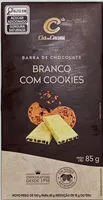 Barra de Chocolate Branco com Cookies
