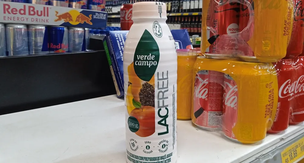 Lactose Free Drink with Apple, Banana and Passion Fruit