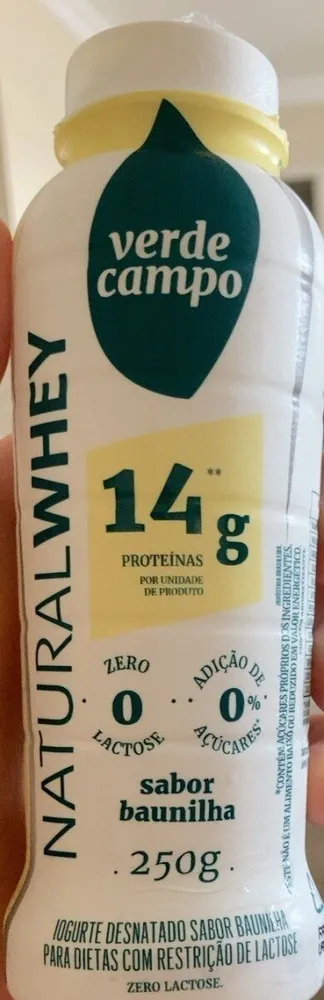 Iorgute Baunilha Natural Whey 14g Verde Campo