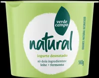 Iogurte Natural Desnatado Verde Campo