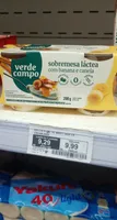 Sobremesa verde campo banana e canela