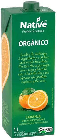Suco De Laranja Orgânico Native 1 Litro