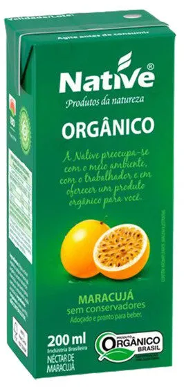 Suco De Maracujá Orgânico Native 200ml