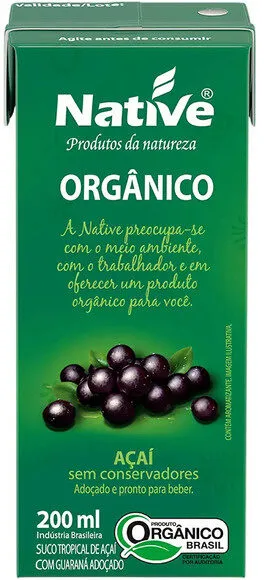 Suco Native Organica Acai